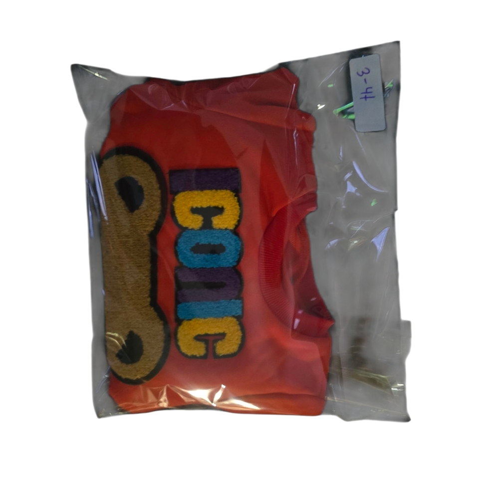 Orange Bear Graphic Sweatshirt and Pants Set - Picture 4 of 4